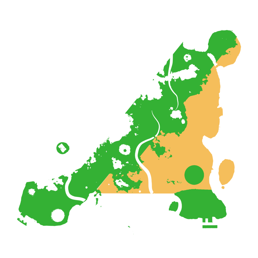 Biome Rust Map: Procedural Map, Size: 3500, Seed: 1951721704