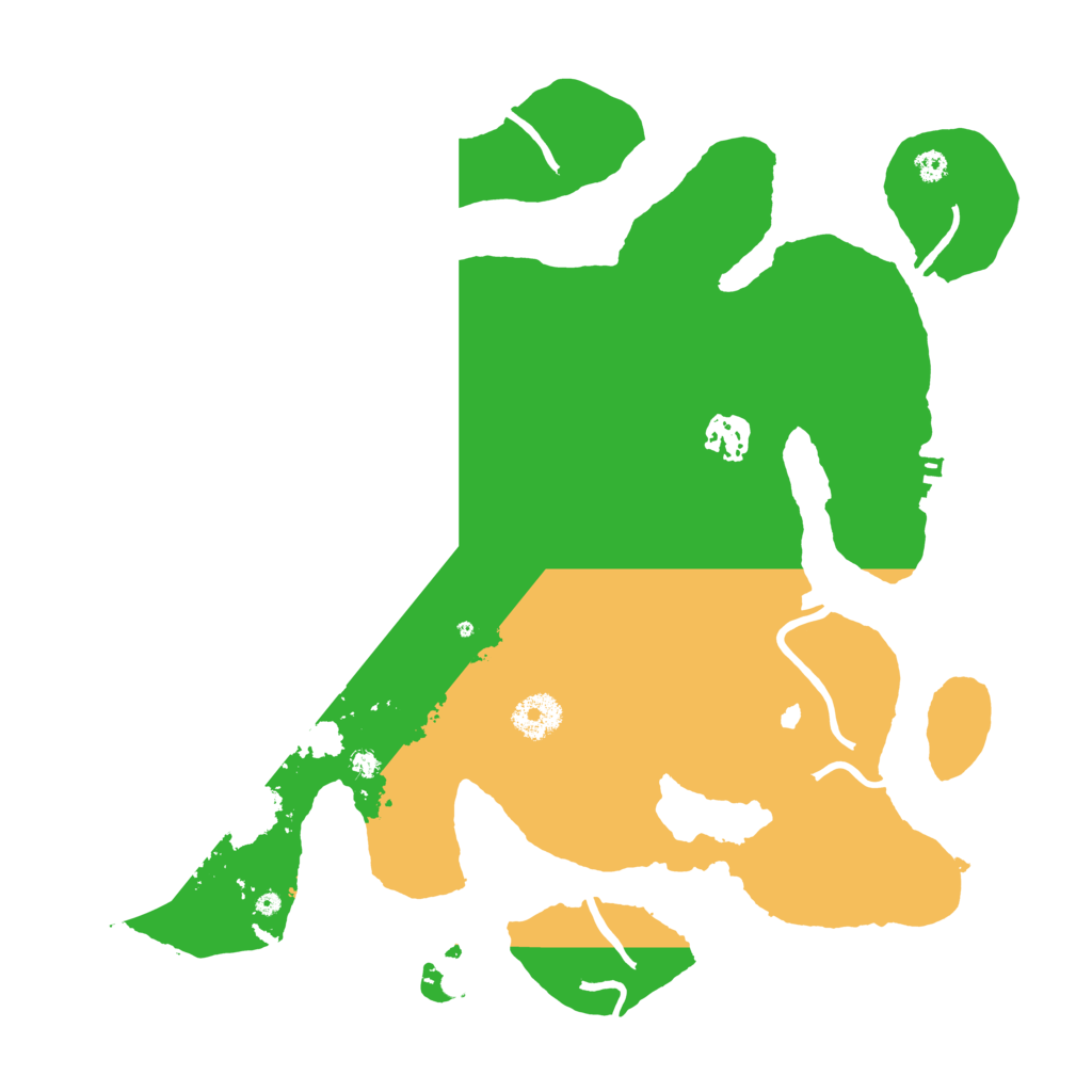 Biome Rust Map: Procedural Map, Size: 3500, Seed: 1951721704