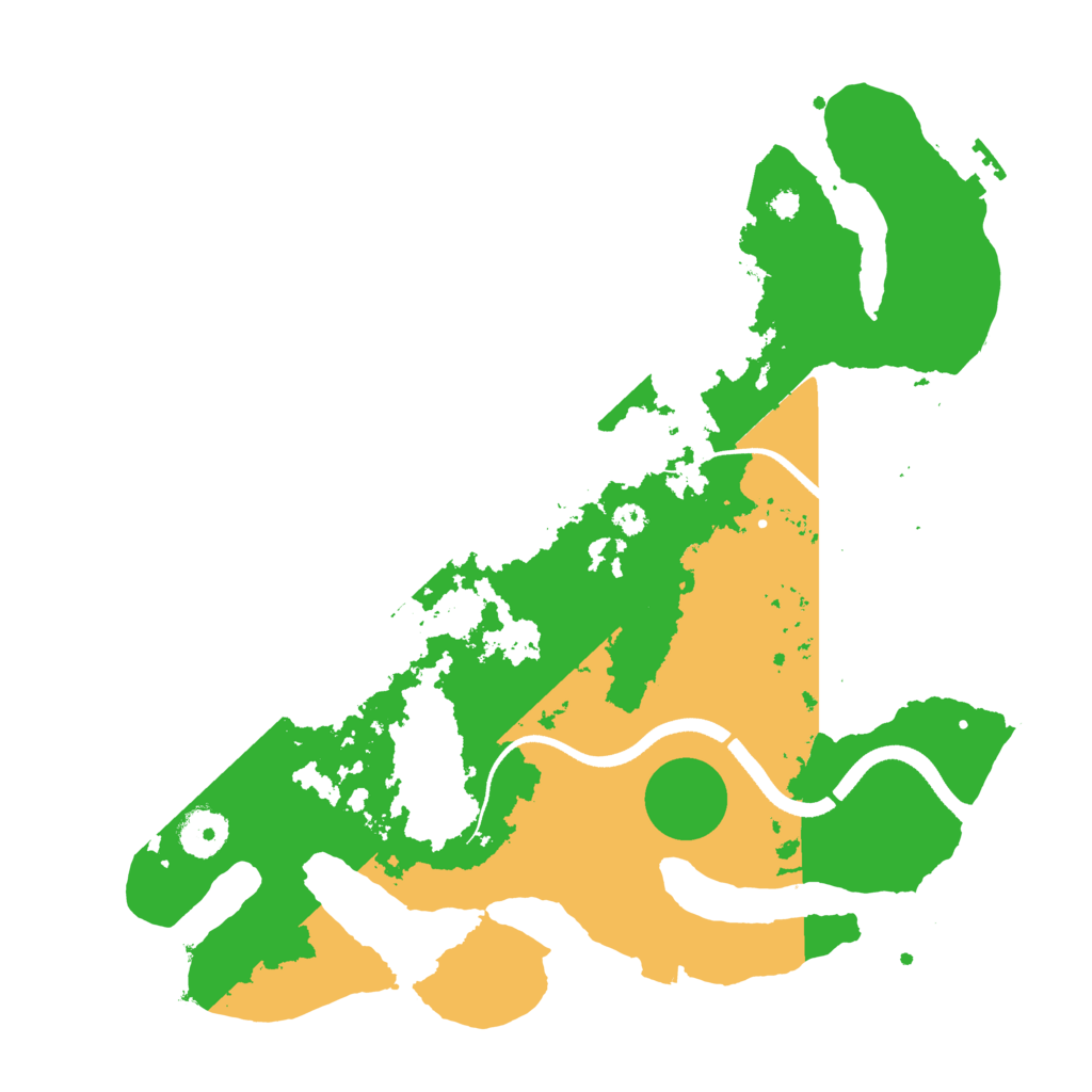 Biome Rust Map: Procedural Map, Size: 3500, Seed: 747578478