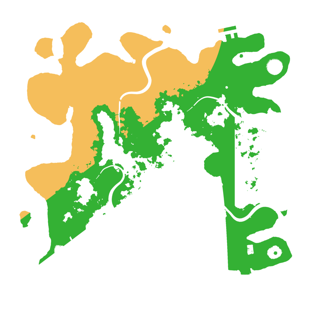 Biome Rust Map: Procedural Map, Size: 3500, Seed: 1964707974
