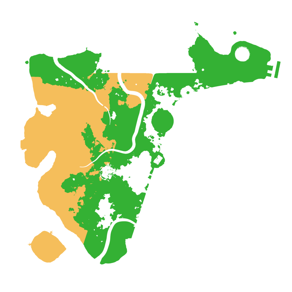 Biome Rust Map: Procedural Map, Size: 3500, Seed: 1718053848
