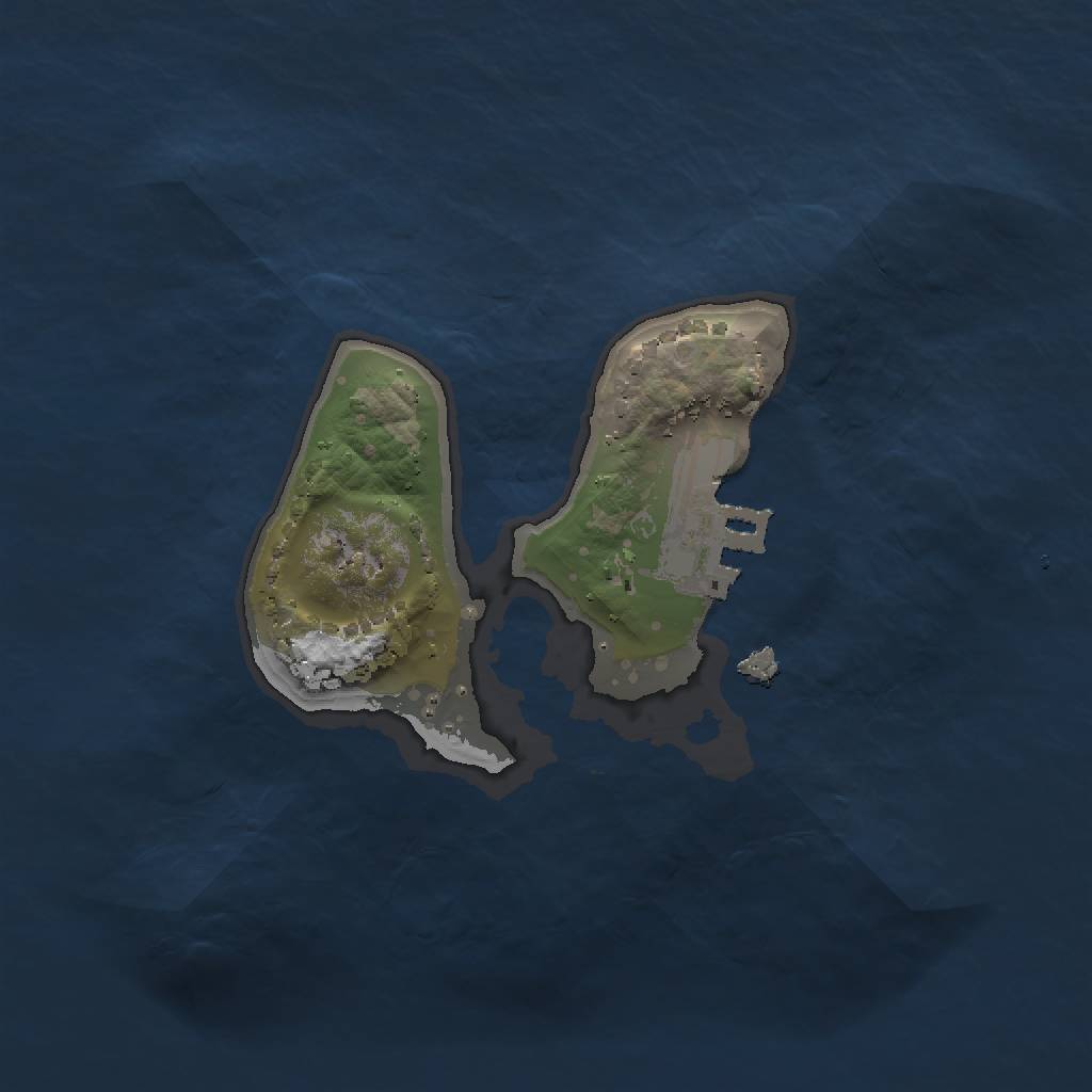 Rust Map: Procedural Map, Size: 1500, Seed: 432, 5 Monuments