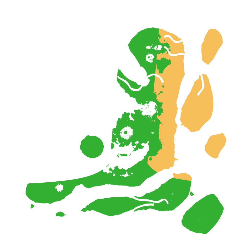 Biome Rust Map: Procedural Map, Size: 3000, Seed: 12667