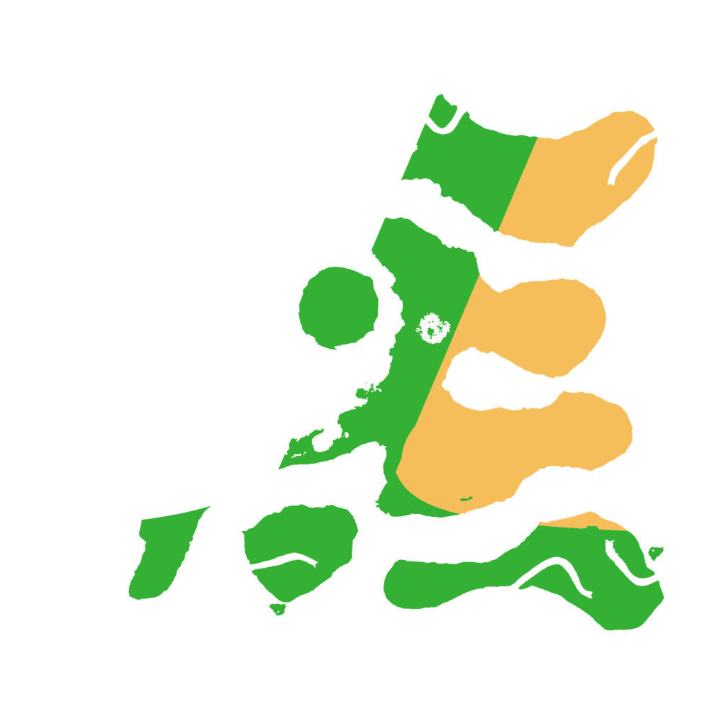 Biome Rust Map: Procedural Map, Size: 2500, Seed: 597