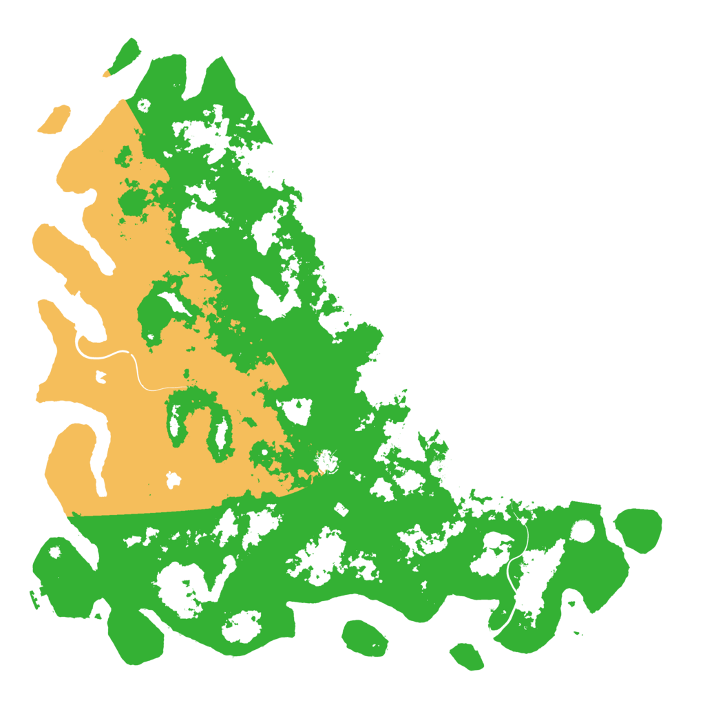 Biome Rust Map: Procedural Map, Size: 5500, Seed: 325198