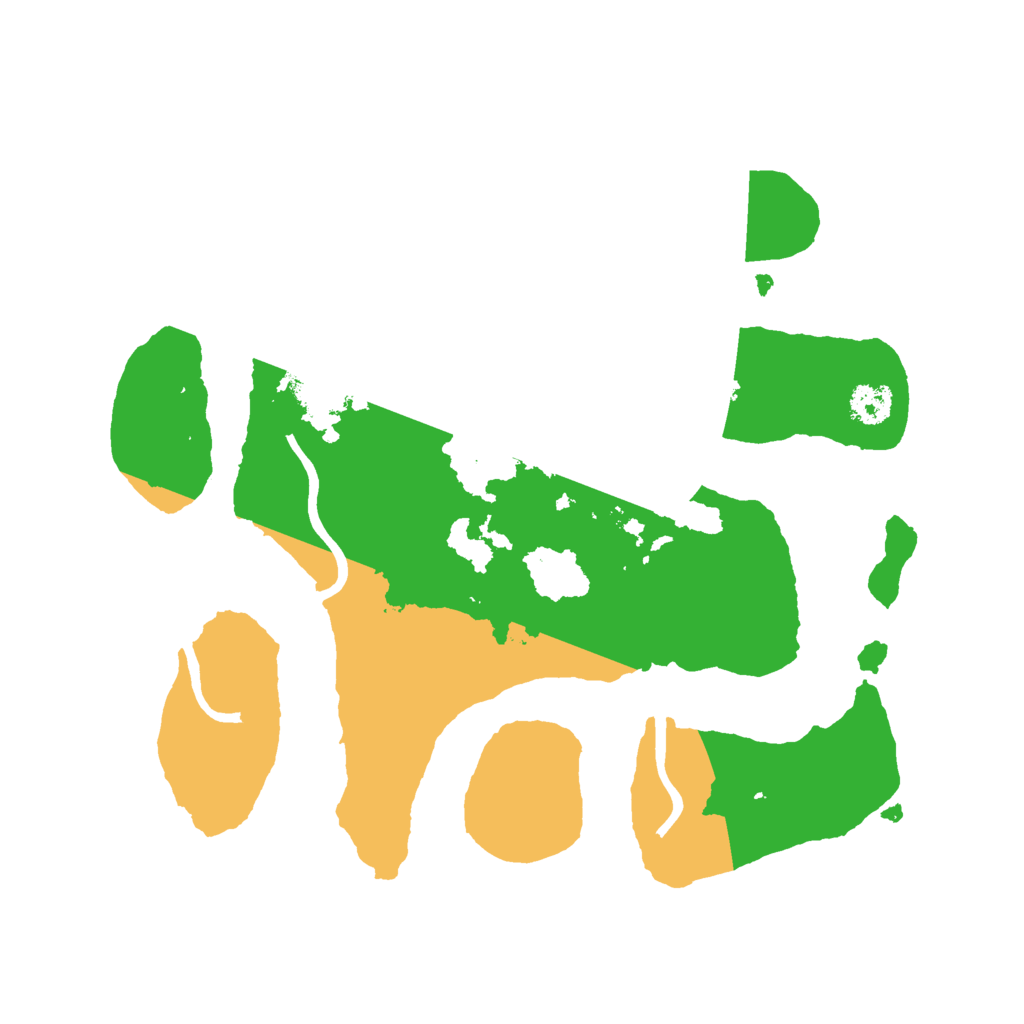 Biome Rust Map: Procedural Map, Size: 2500, Seed: 4645742