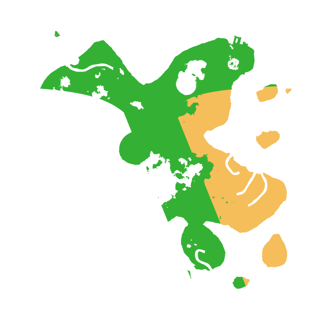 Biome Rust Map: Procedural Map, Size: 2800, Seed: 74841774
