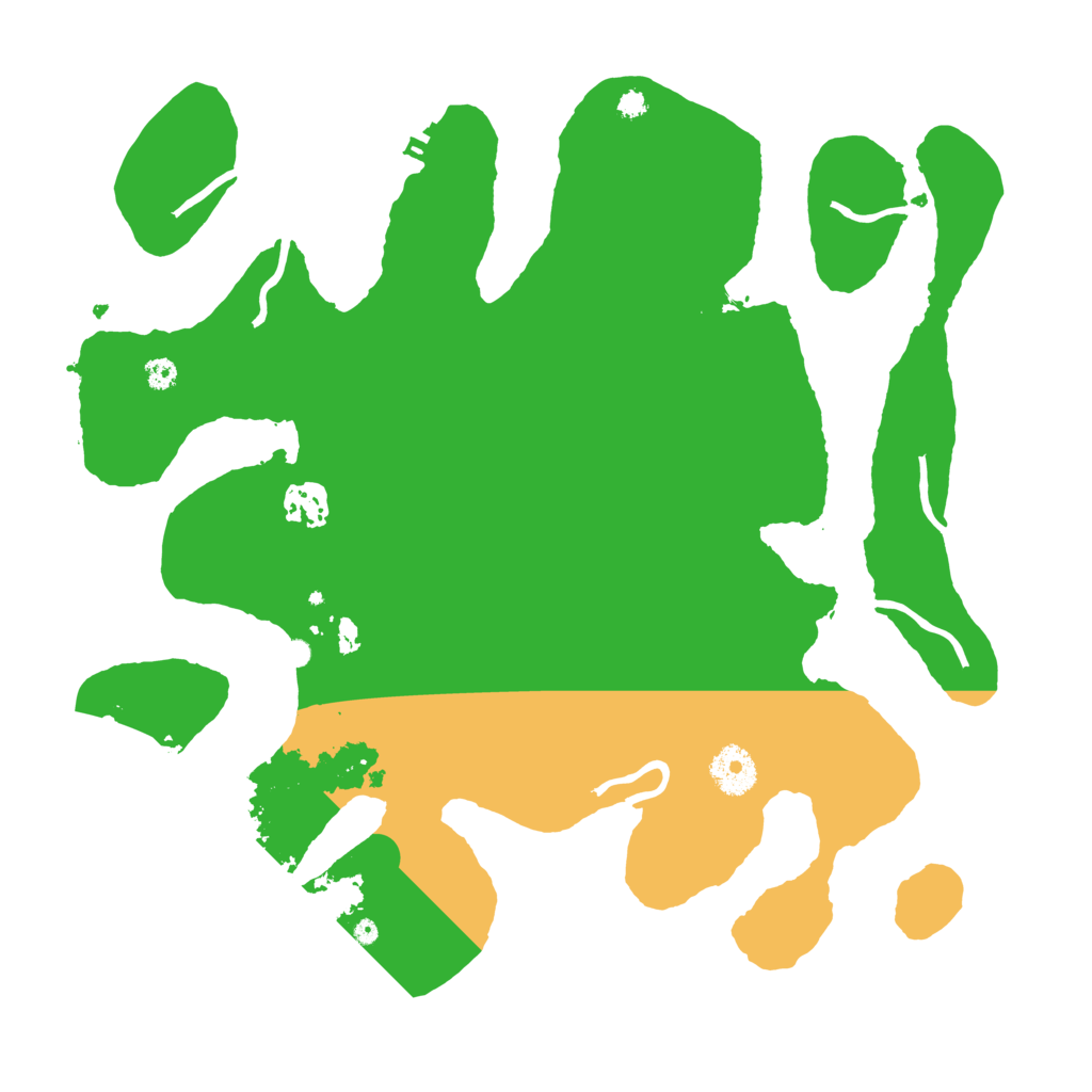 Biome Rust Map: Procedural Map, Size: 3500, Seed: 2040380096