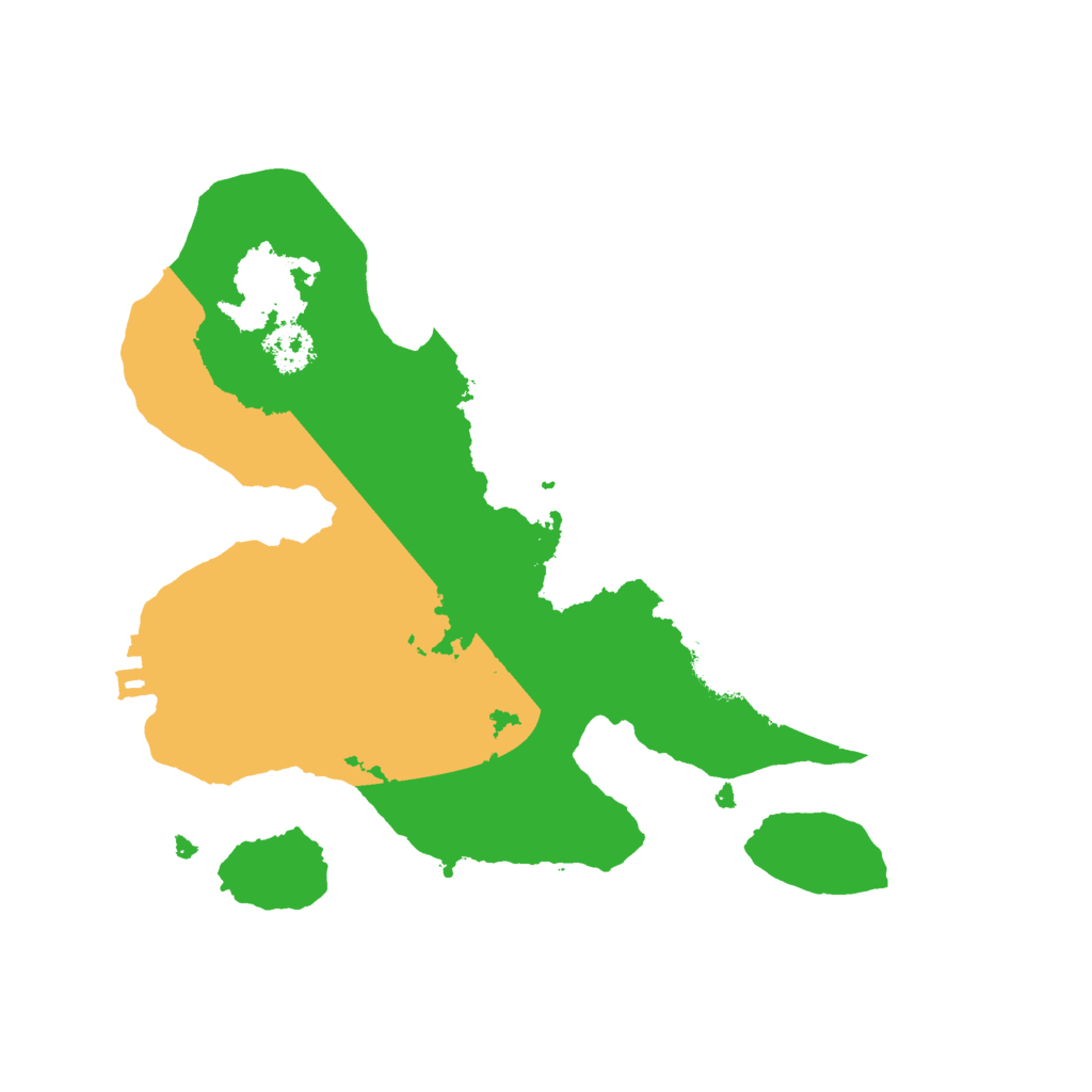 Biome Rust Map: Procedural Map, Size: 2300, Seed: 1234567890