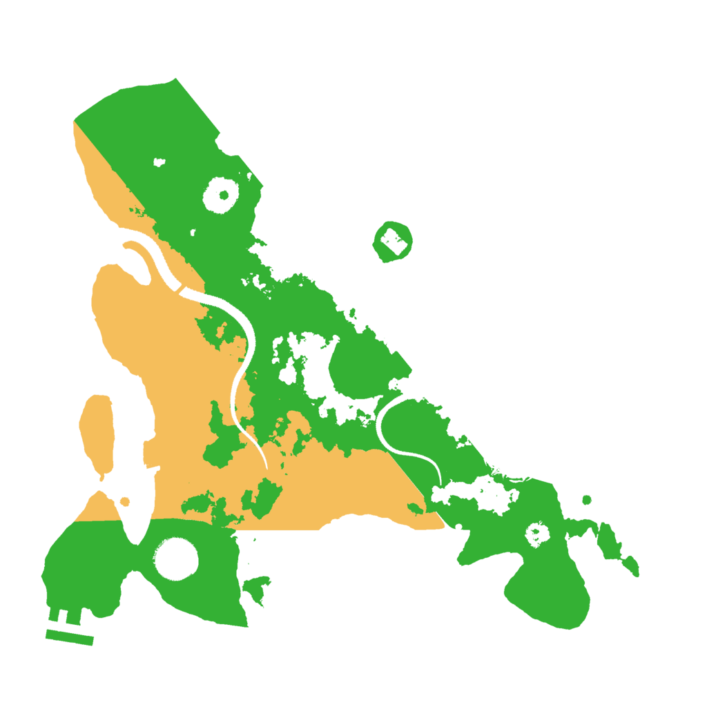 Biome Rust Map: Procedural Map, Size: 3000, Seed: 869198