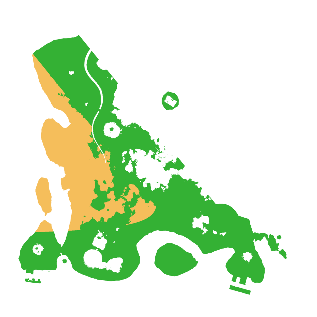 Biome Rust Map: Procedural Map, Size: 3000, Seed: 869198