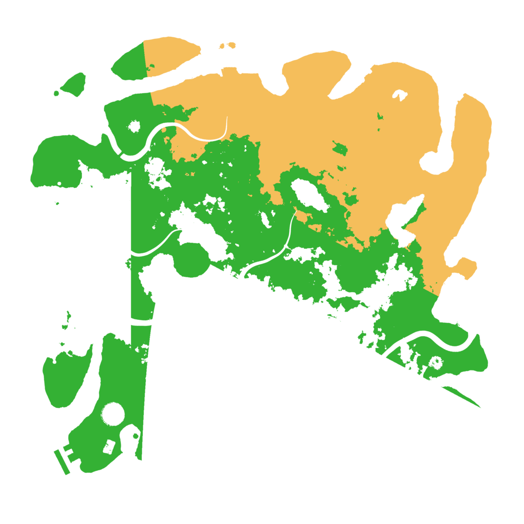 Biome Rust Map: Procedural Map, Size: 4000, Seed: 1805901905