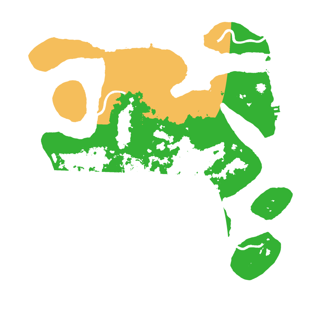 Biome Rust Map: Procedural Map, Size: 3000, Seed: 9567205