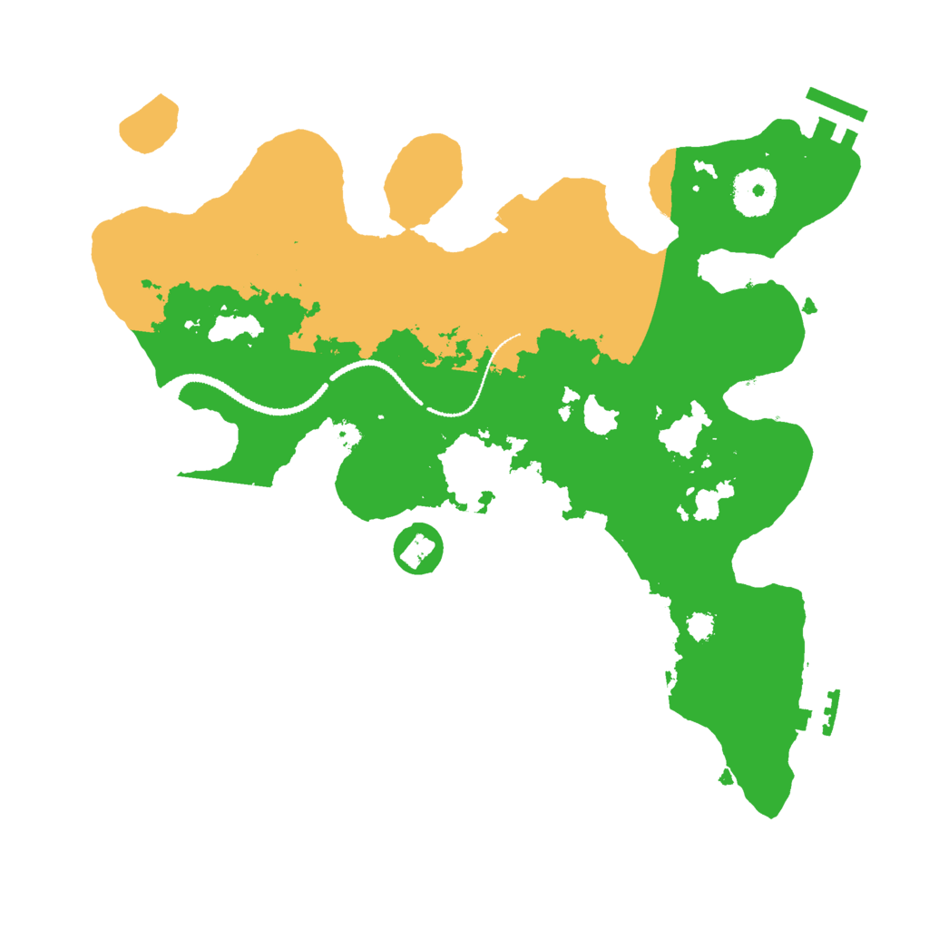 Biome Rust Map: Procedural Map, Size: 3000, Seed: 270458