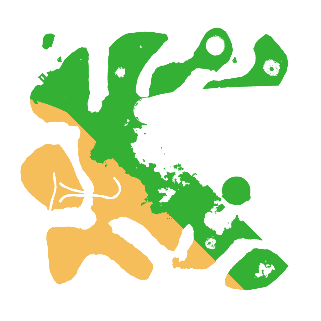 Biome Rust Map: Procedural Map, Size: 3000, Seed: 398654