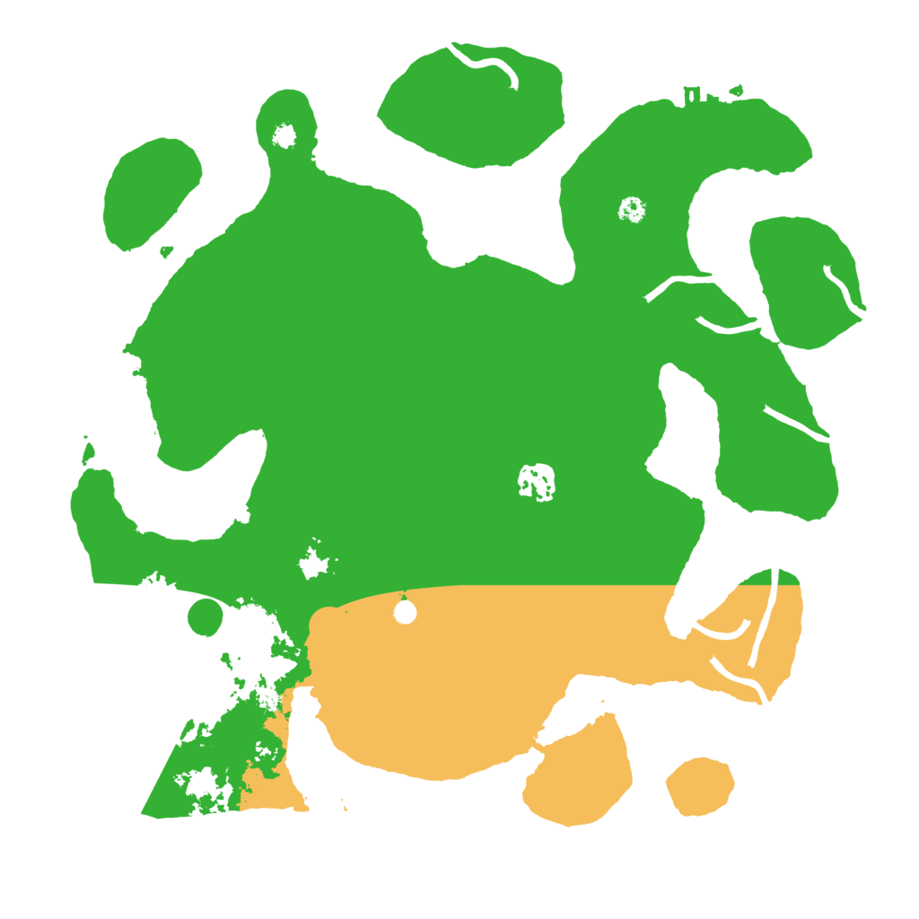 Biome Rust Map: Procedural Map, Size: 3500, Seed: 598375341