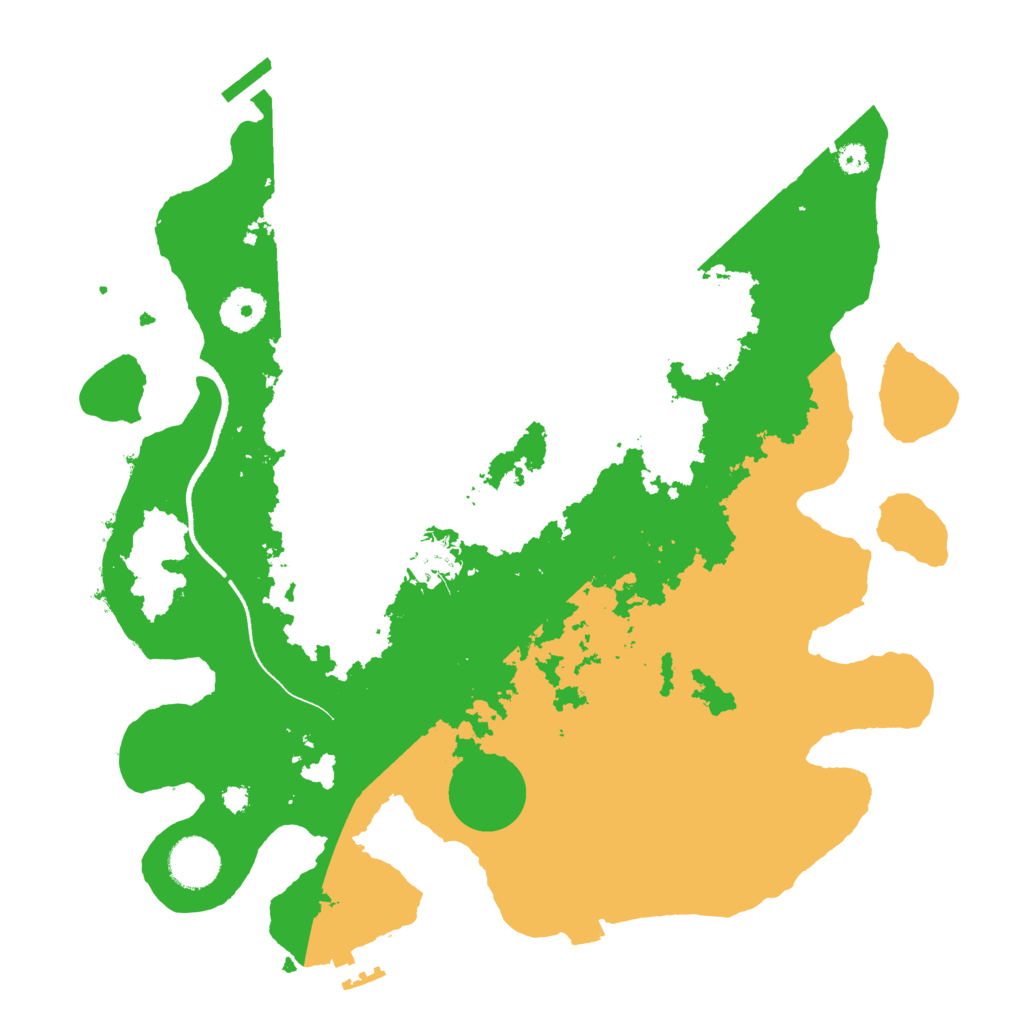 Biome Rust Map: Procedural Map, Size: 3500, Seed: 784