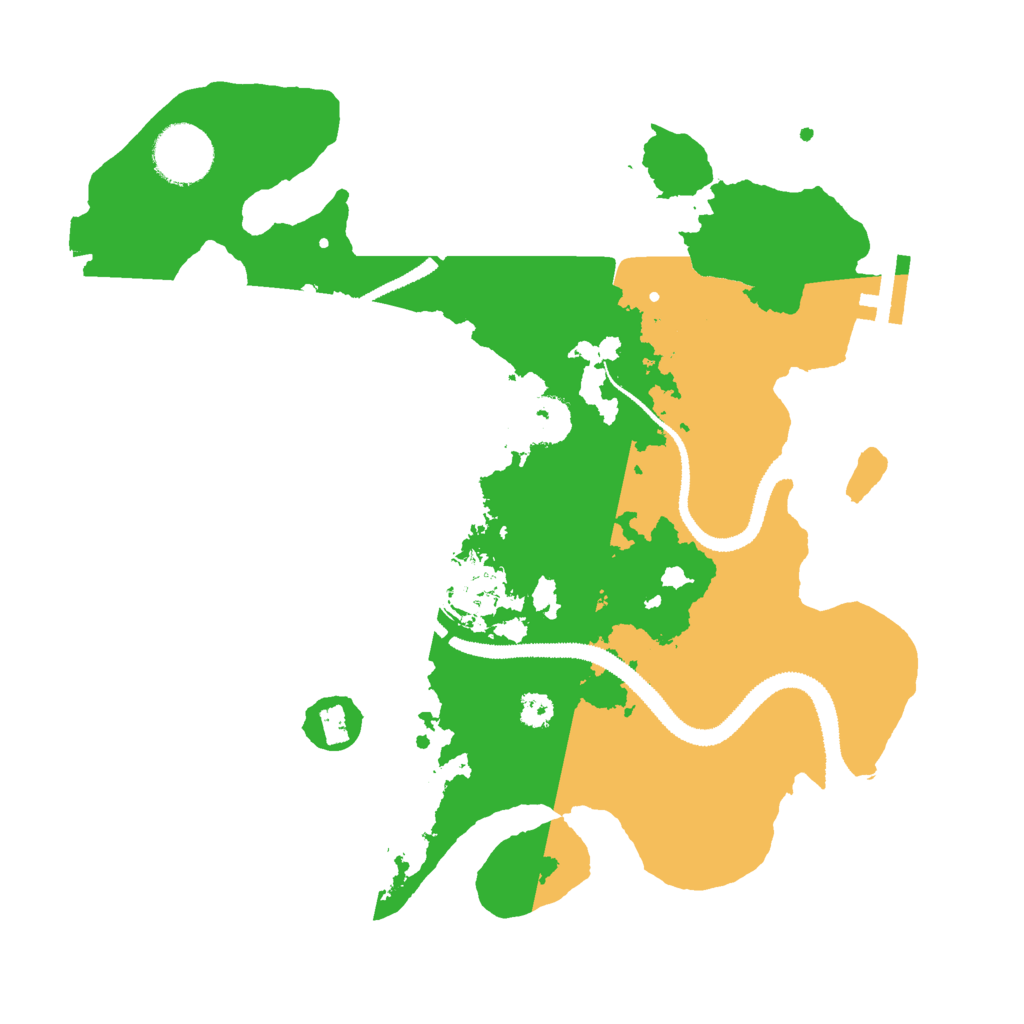 Biome Rust Map: Procedural Map, Size: 3000, Seed: 373060