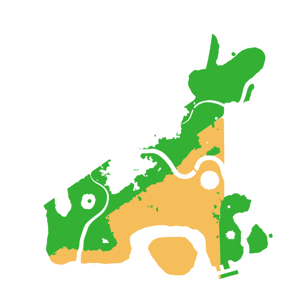 Biome Rust Map: Procedural Map, Size: 3000, Seed: 626661