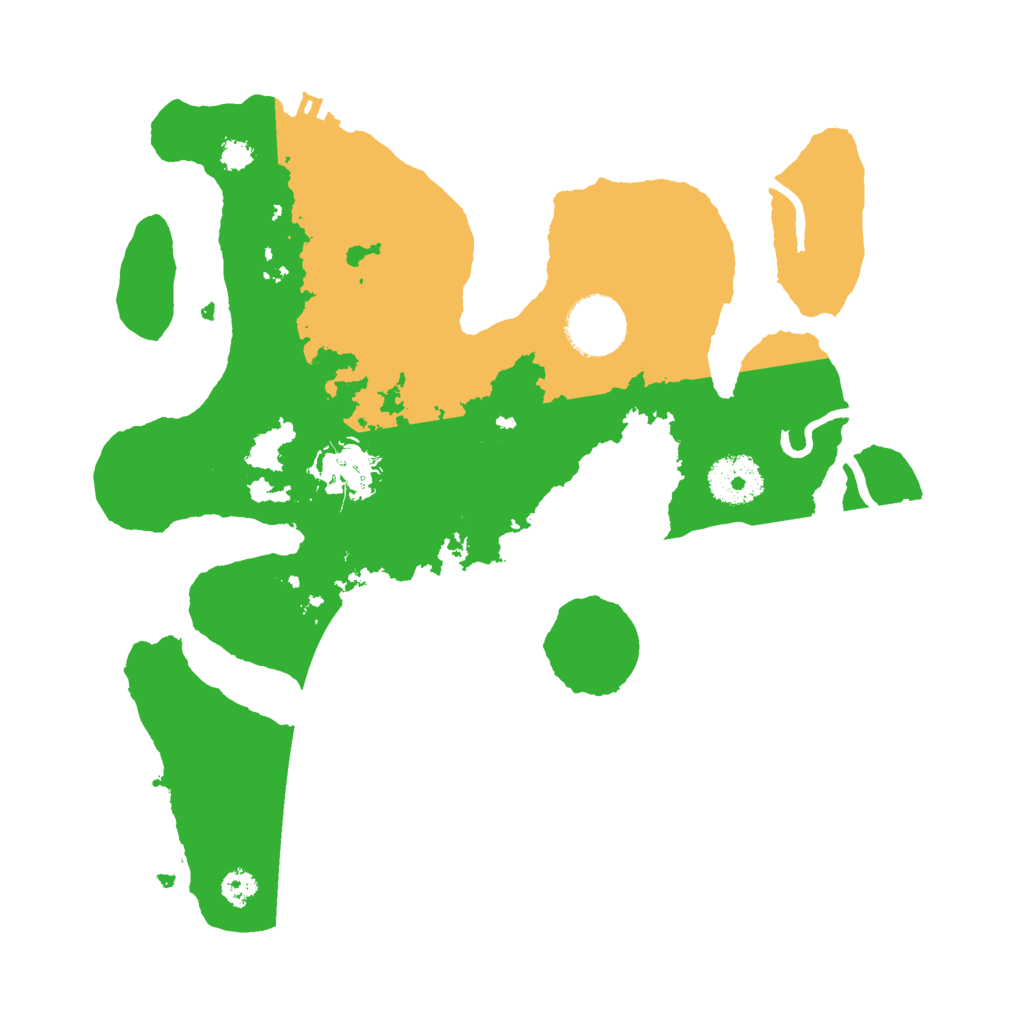 Biome Rust Map: Procedural Map, Size: 3000, Seed: 109261