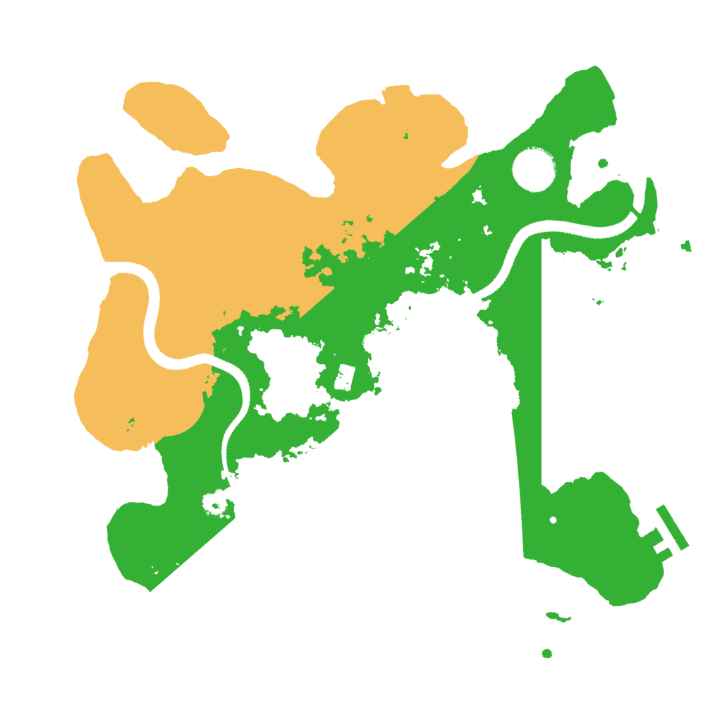 Biome Rust Map: Procedural Map, Size: 3000, Seed: 196098