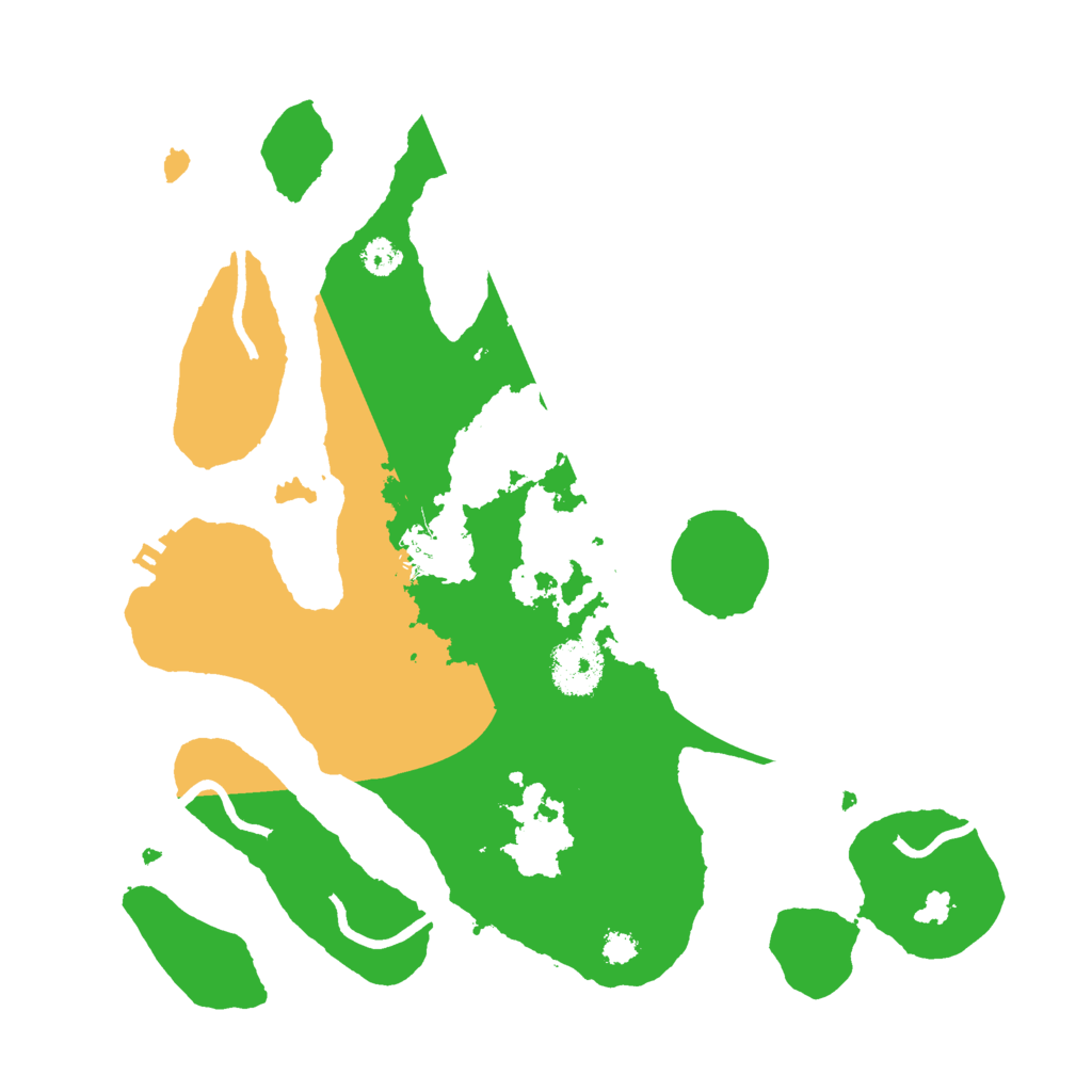 Biome Rust Map: Procedural Map, Size: 3000, Seed: 9650219