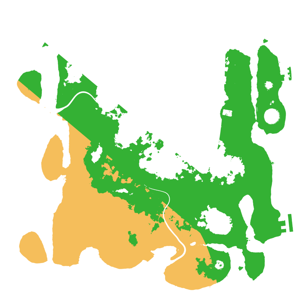 Biome Rust Map: Procedural Map, Size: 3500, Seed: 1639550588