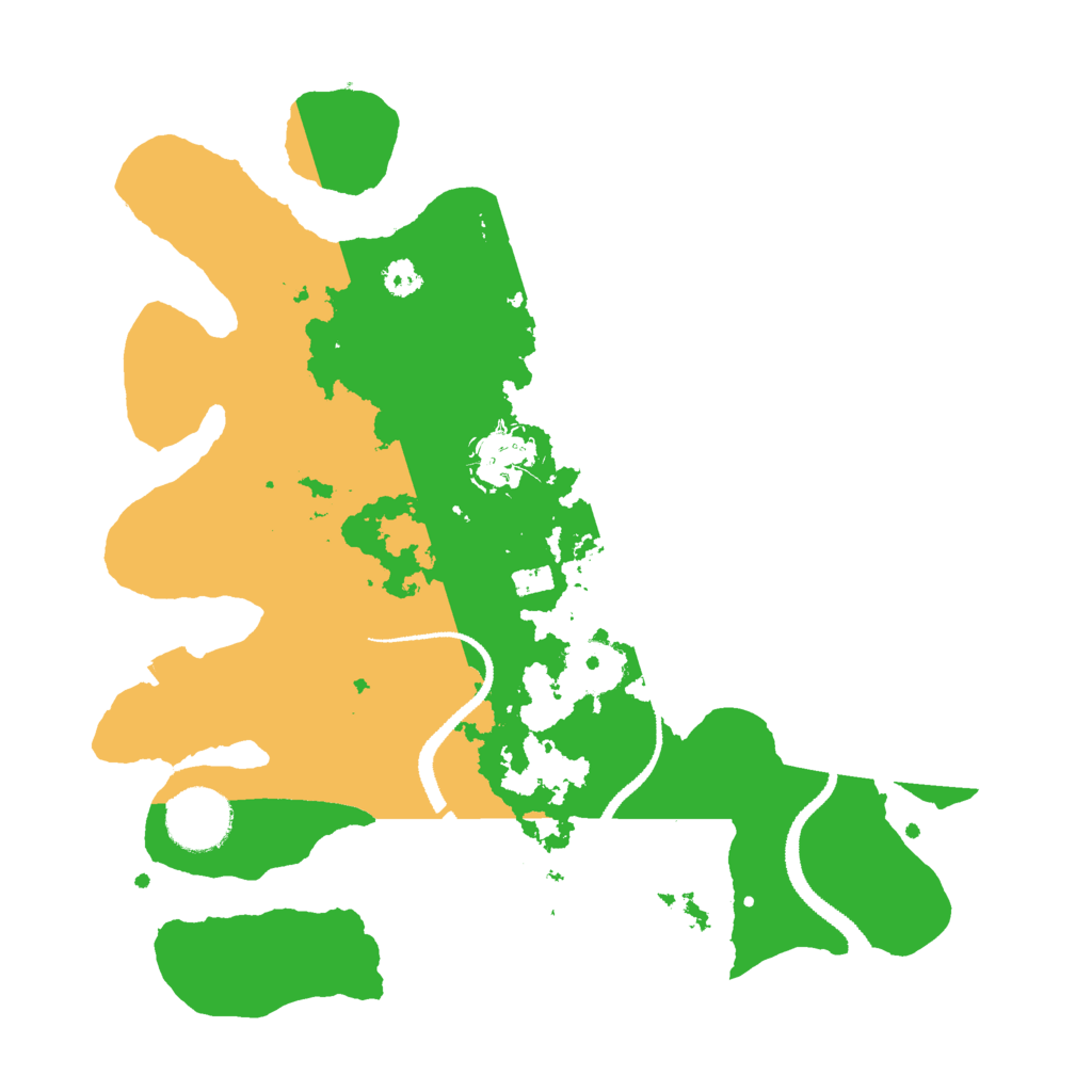 Biome Rust Map: Procedural Map, Size: 3000, Seed: 451964