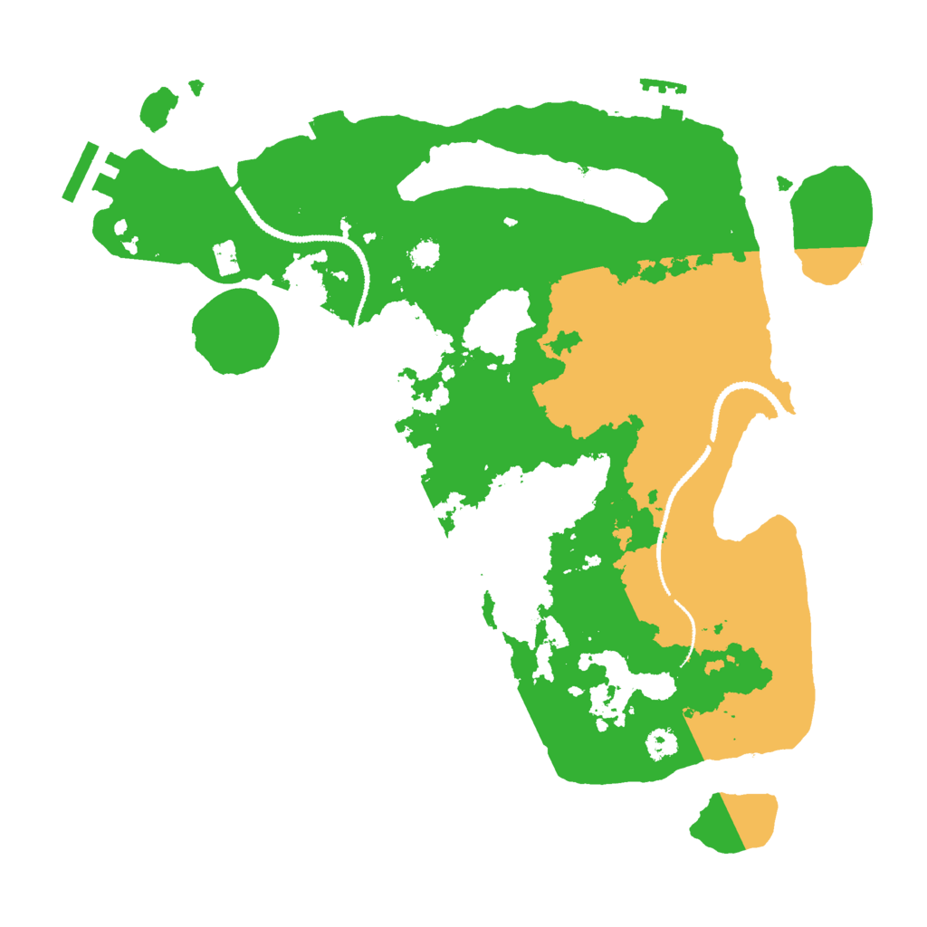 Biome Rust Map: Procedural Map, Size: 3000, Seed: 553017