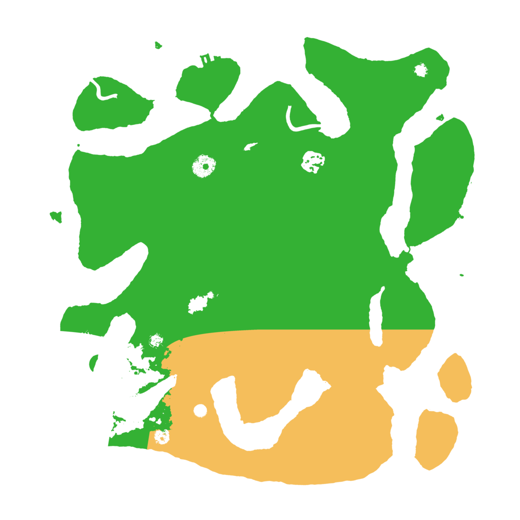 Biome Rust Map: Procedural Map, Size: 3500, Seed: 1215597316