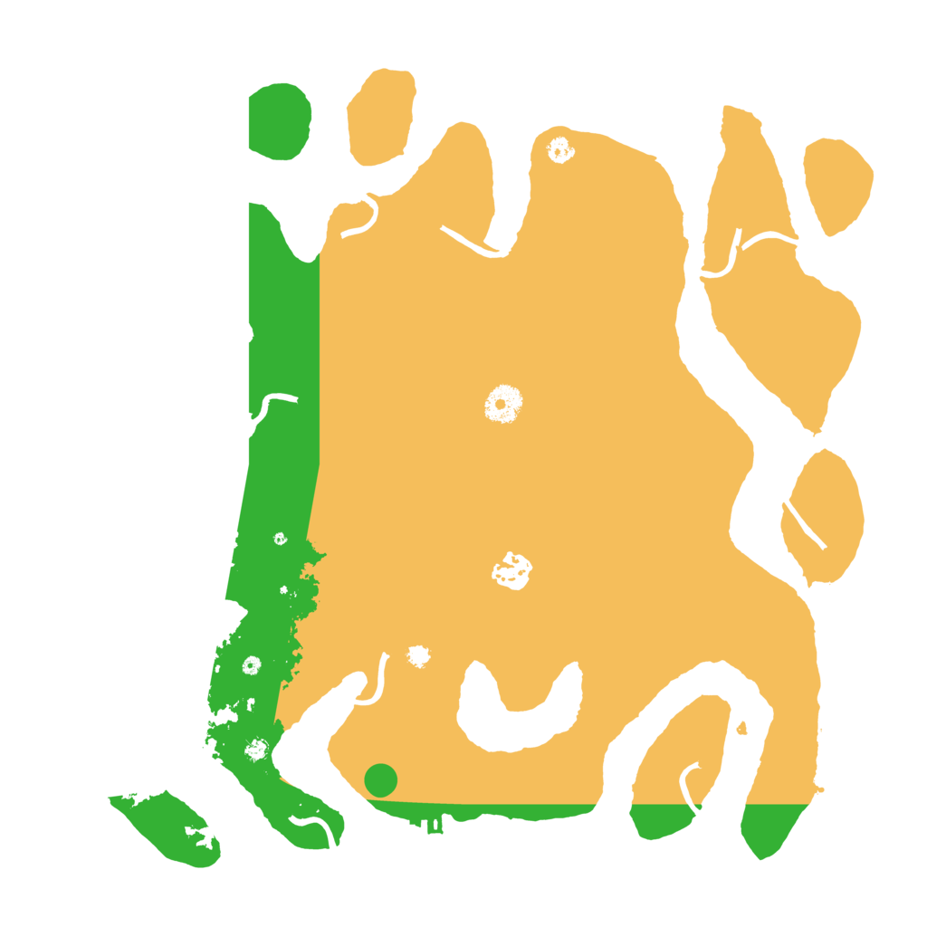 Biome Rust Map: Procedural Map, Size: 3700, Seed: 1865765727