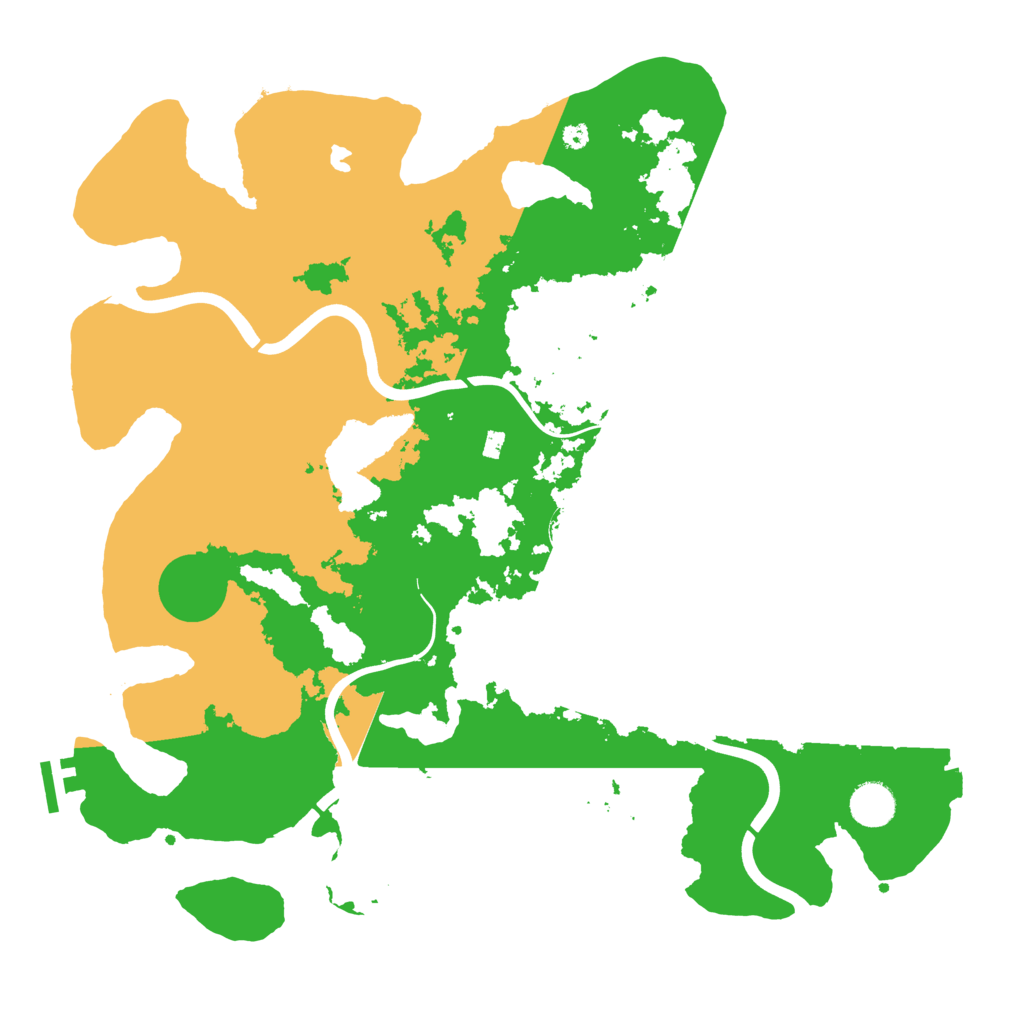 Biome Rust Map: Procedural Map, Size: 4000, Seed: 28796434
