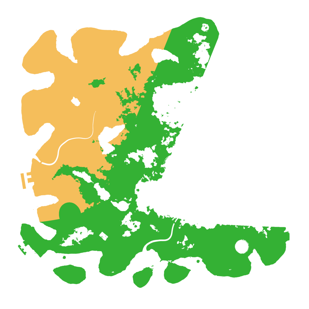 Biome Rust Map: Procedural Map, Size: 4000, Seed: 28796434