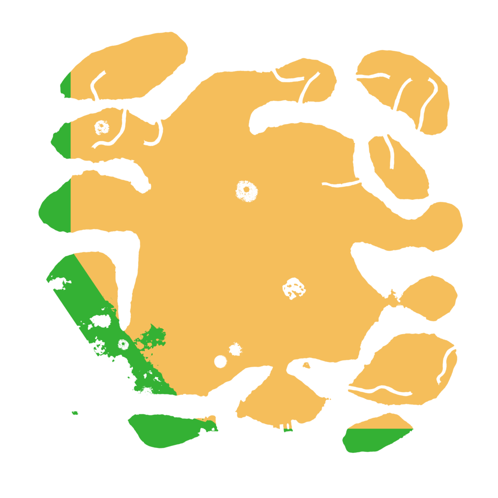 Biome Rust Map: Procedural Map, Size: 3500, Seed: 1226331293