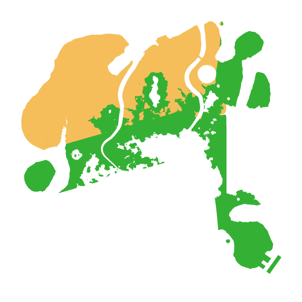 Biome Rust Map: Procedural Map, Size: 3000, Seed: 157979