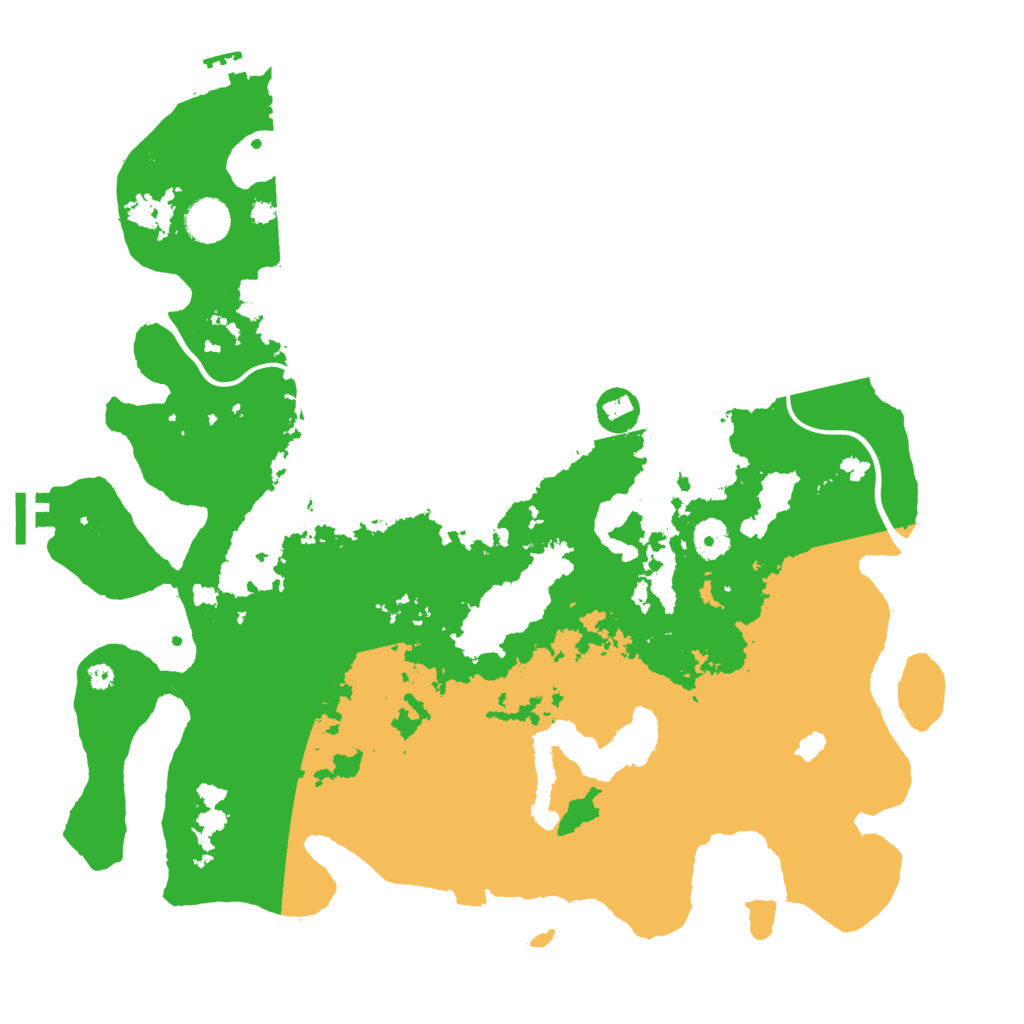 Biome Rust Map: Procedural Map, Size: 4000, Seed: 688207514