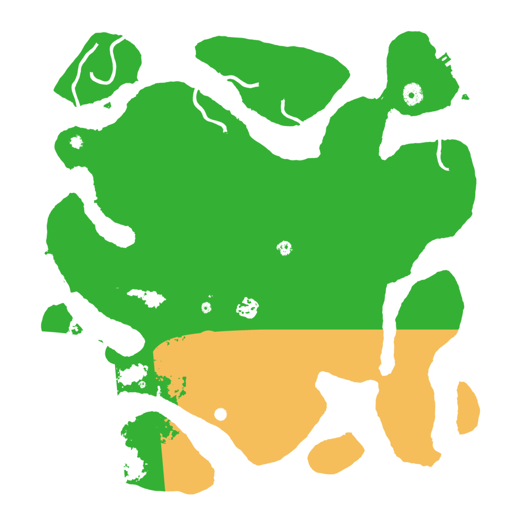 Biome Rust Map: Procedural Map, Size: 3700, Seed: 324113