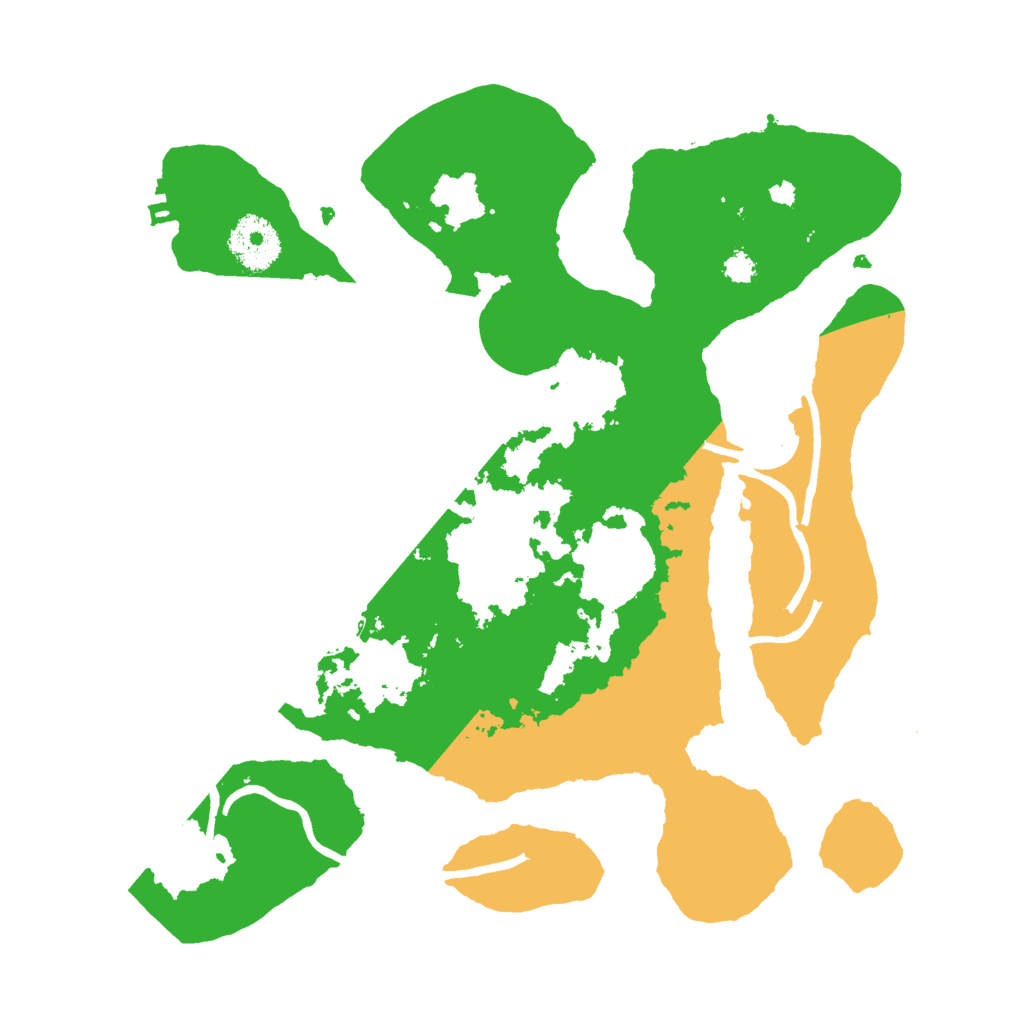 Biome Rust Map: Procedural Map, Size: 3000, Seed: 810588127