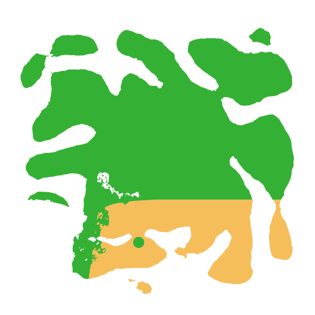 Biome Rust Map: Barren, Size: 3750, Seed: 42310