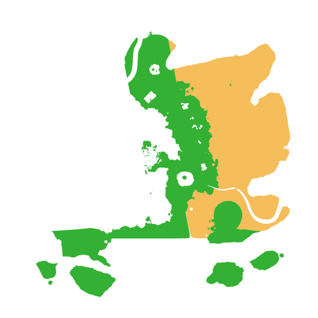 Biome Rust Map: Procedural Map, Size: 3000, Seed: 383733