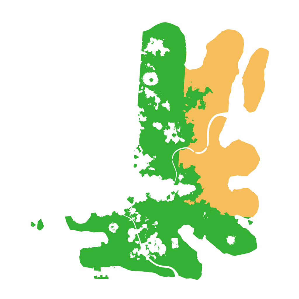 Biome Rust Map: Procedural Map, Size: 3111, Seed: 213354221