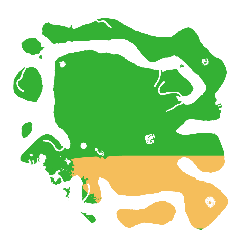 Biome Rust Map: Procedural Map, Size: 3500, Seed: 342052841