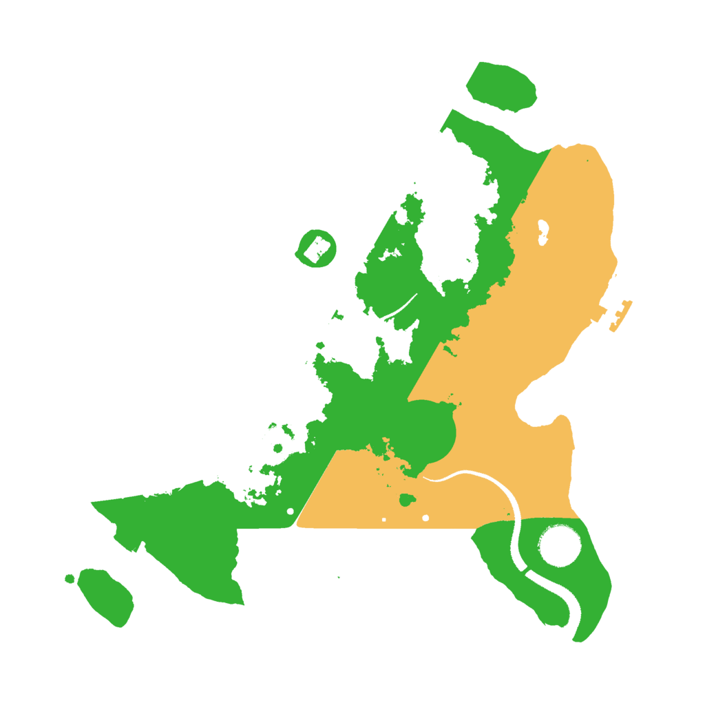 Biome Rust Map: Procedural Map, Size: 3000, Seed: 72972