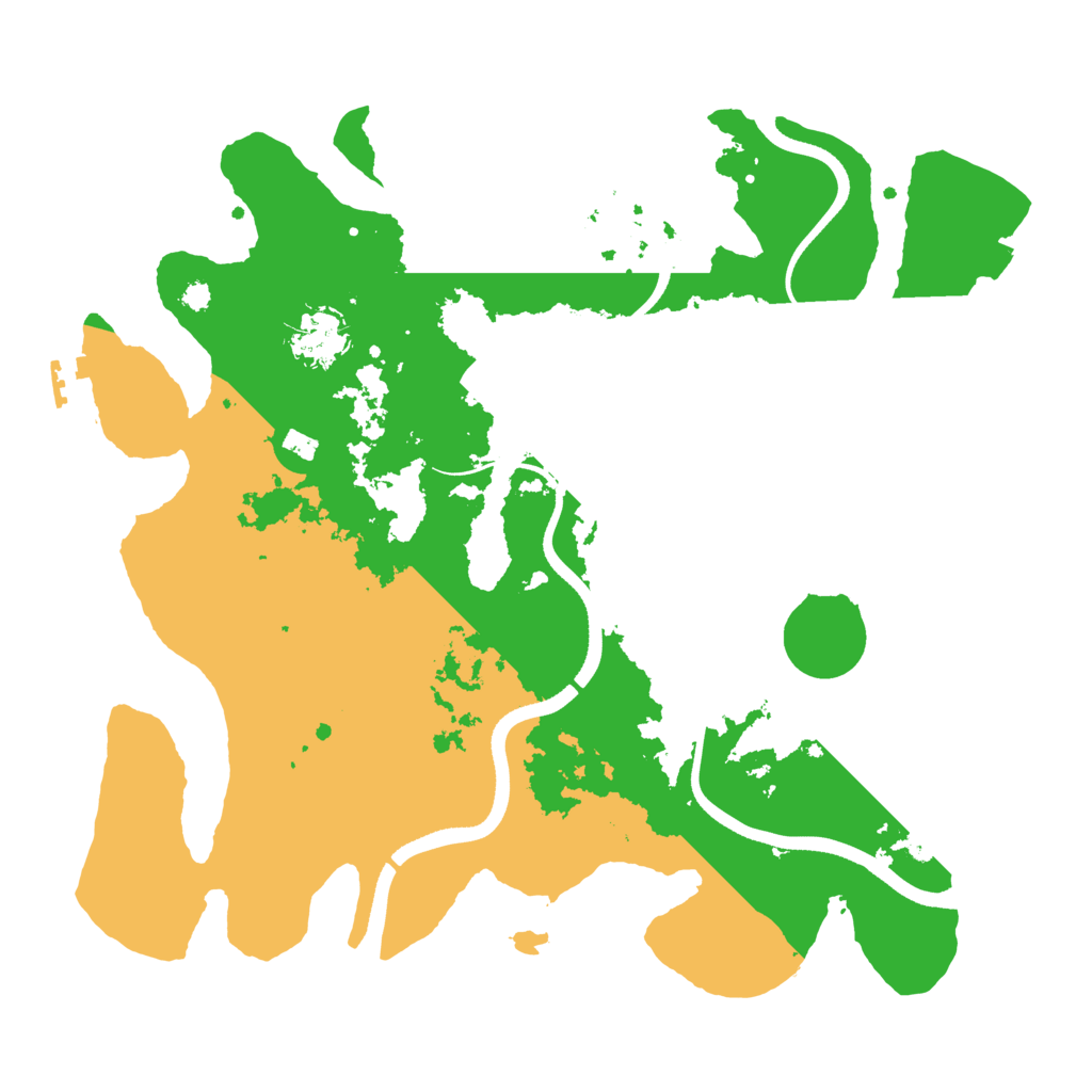 Biome Rust Map: Procedural Map, Size: 3500, Seed: 1123137290
