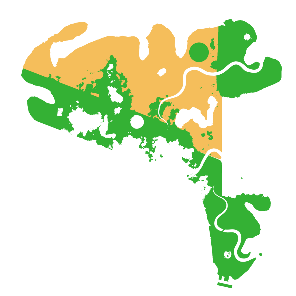 Biome Rust Map: Procedural Map, Size: 4000, Seed: 83888