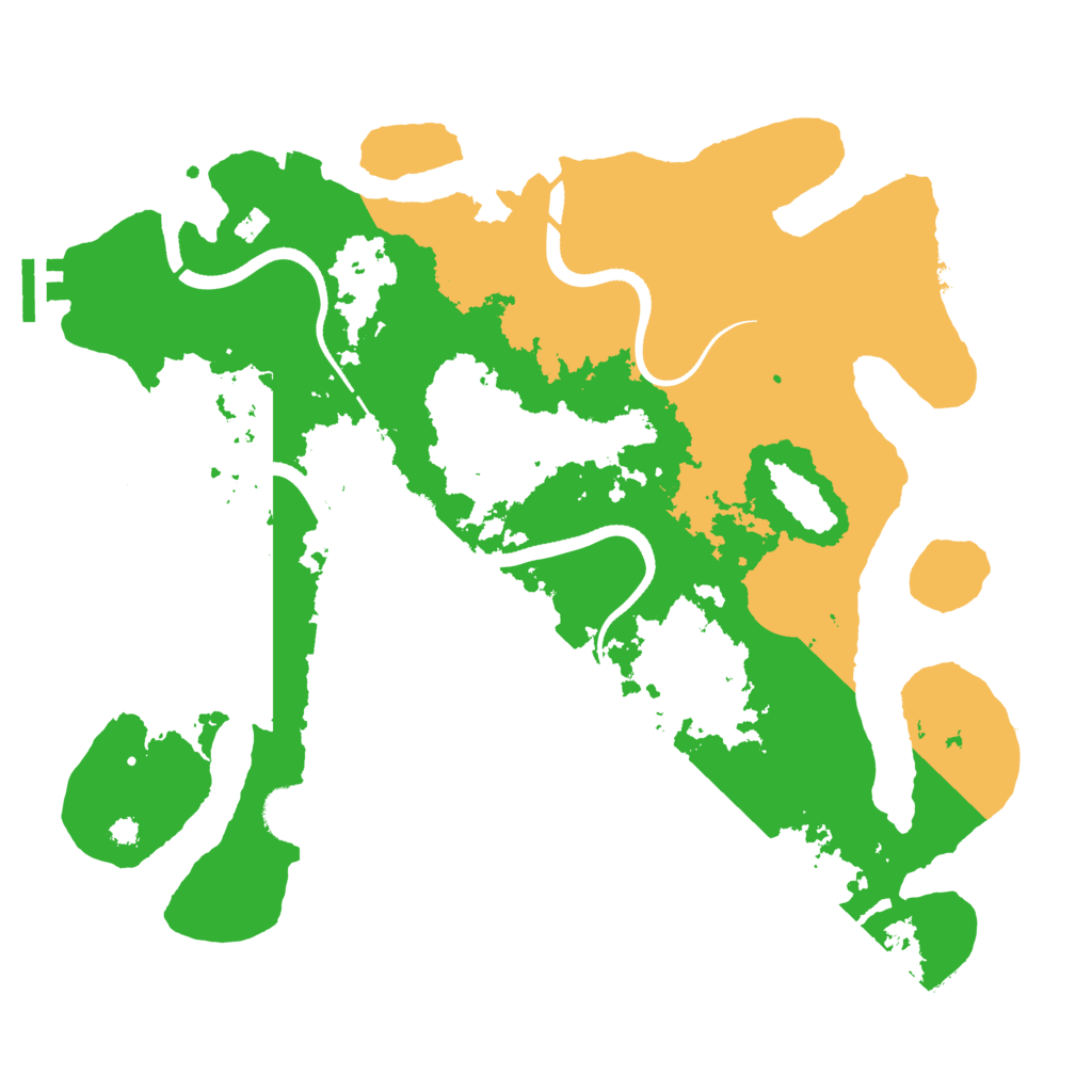 Biome Rust Map: Procedural Map, Size: 3500, Seed: 22601680