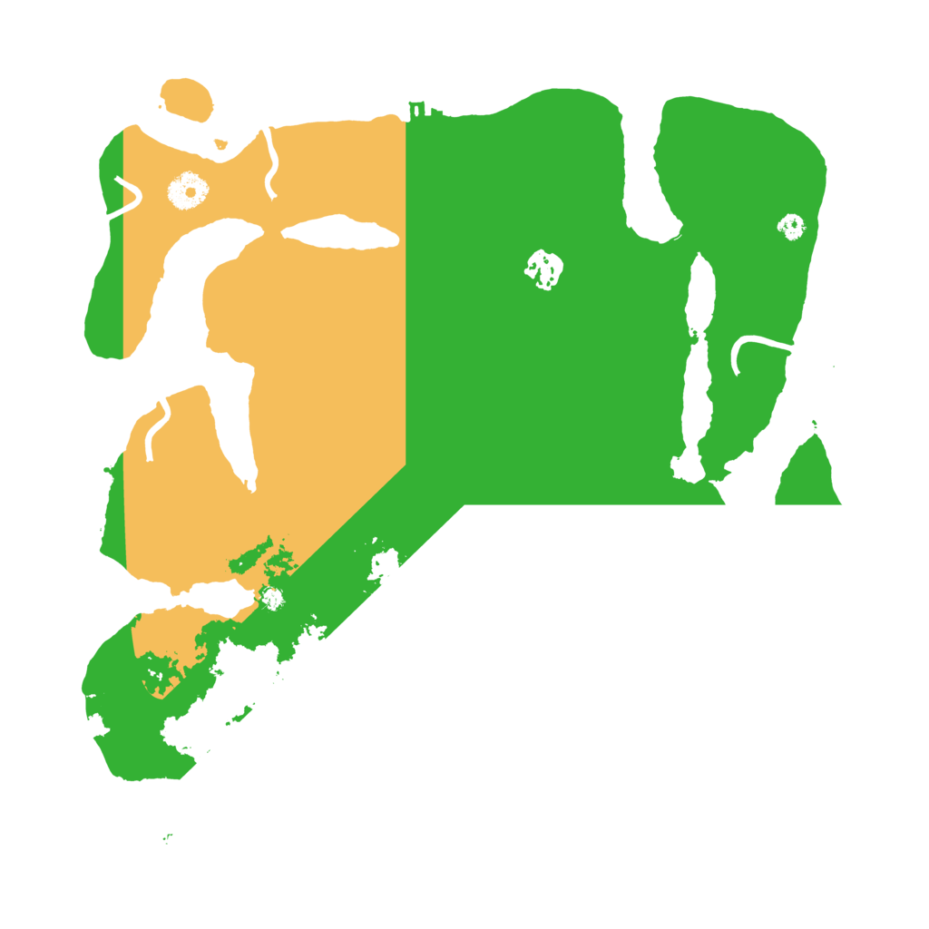 Biome Rust Map: Procedural Map, Size: 3700, Seed: 6581616