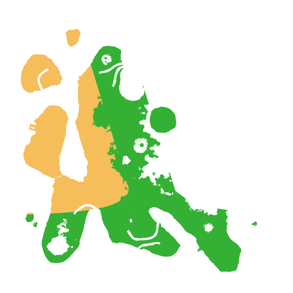 Biome Rust Map: Procedural Map, Size: 3000, Seed: 600682