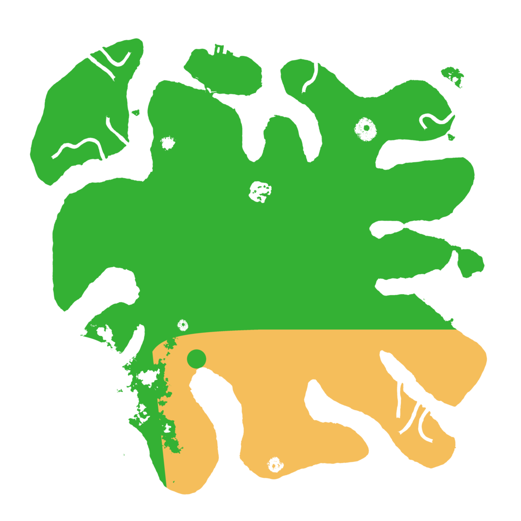 Biome Rust Map: Procedural Map, Size: 3600, Seed: 2661169