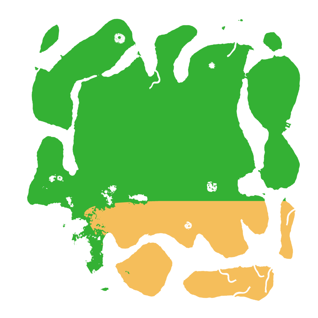 Biome Rust Map: Procedural Map, Size: 4500, Seed: 449853215